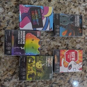 Unstable unicorns expansion pack card game uncut rainbow apocalypse dragons NSFW